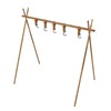 Camping Hanging Rack Portable Foldable Tripod Shelf for Light Tools