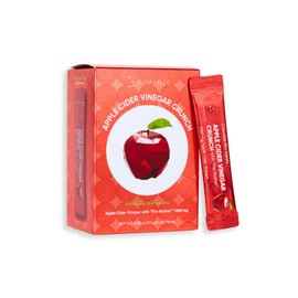 EVERYDAZE Apple Cider Vinegar Crunch 20 Pack with “The Mother” – 1000mg ACV per Stick, with Vitamin B12 & Chromium – 20 Crunchy Stick Packs – Vegan, Gluten-Free