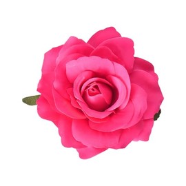 Rose Flower Hair Clips for Women Rose Brooch Pins for Girls Hair Accessories Hair Clip for Women Girls Floral Flower Barrettes for Women Bride Flower Brooch Hairpin for Wedding Hair