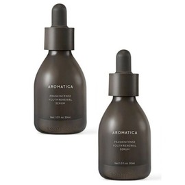 Aromatica Frankincense Youth Renewal Serum 30ml x 2 Moisturizing Skincare Essence Basic Cosmetics Gift / 아로마티카 프랑킨센스 유스 리뉴얼 세럼 30ml x 2 촉촉한 스킨케어 에센스 기초화장품 선물