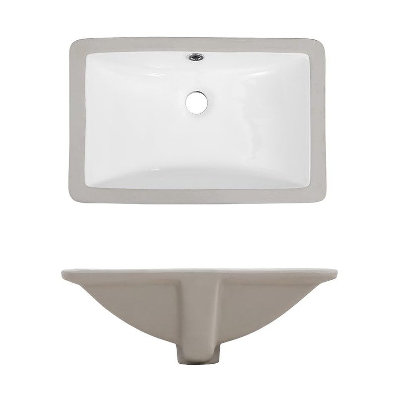18 Inch Small Rectangle Undermount Bathroom Sink Vessel Sink Lavatory