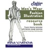 Men's wear fashion illustration resource book: Figure drawing templates with