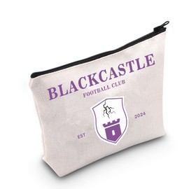 G2TUP Football Club Makeup Bag Book Lovers Gift for Reader Bookish Gifts Book Football Club Zipper Bag (BLACKCASTLE CA)