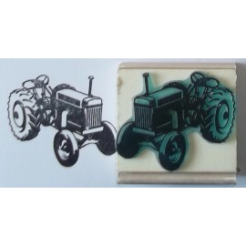 Amazing Arts Old Fashioned Tractor rubber stamp by Amazing Arts farm country