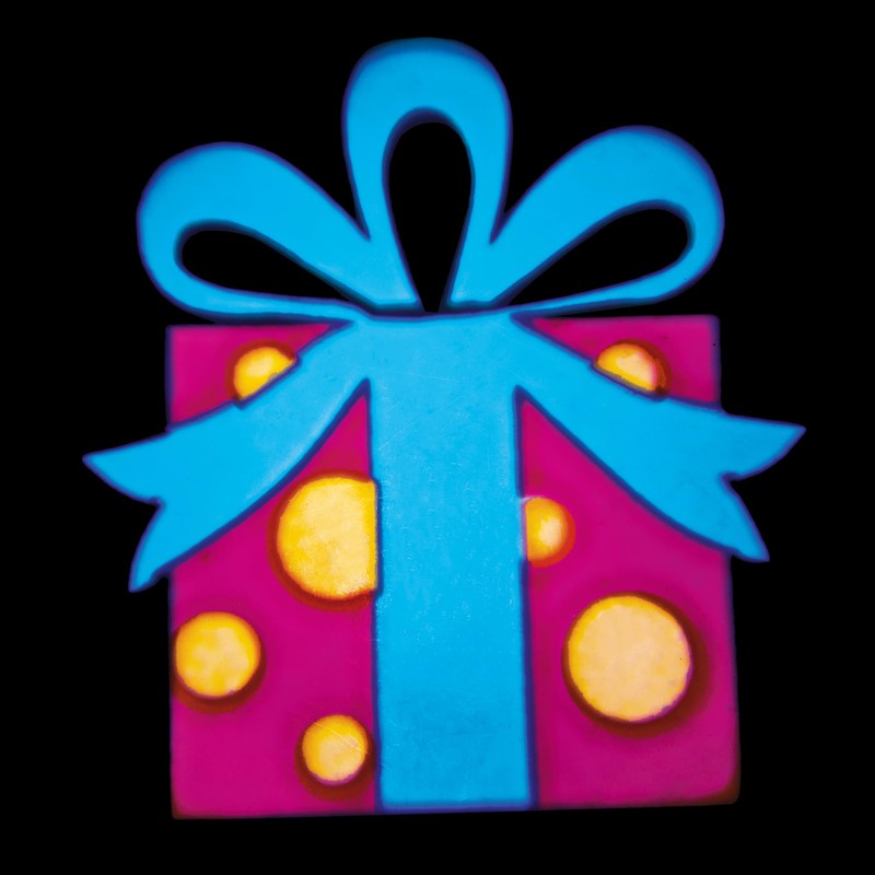 Collections Etc 10-Count Outdoor Holiday Projection String Lights, Plug-in