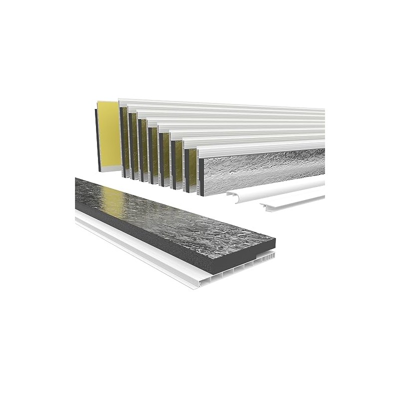 HEXIM PVC Roller Shutter Box Lid with Insulation, Length: 1000-2000