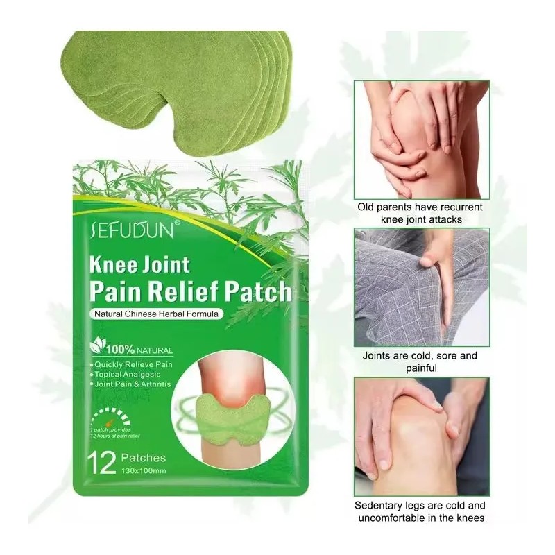 Parche Terapéutico Alivia Dolor Rodilla Permite Movilidad Herbal