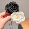 xdlhghe Flower Cord Necklace for Women Leather Black White Cute