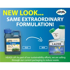 Liquid Harvest Lazer Blue Concentrated Spray Pattern Indicator 8 Ounces Perfect Weed Dye, Herbicide Fertilizer Marking Turf Mark and Marker
