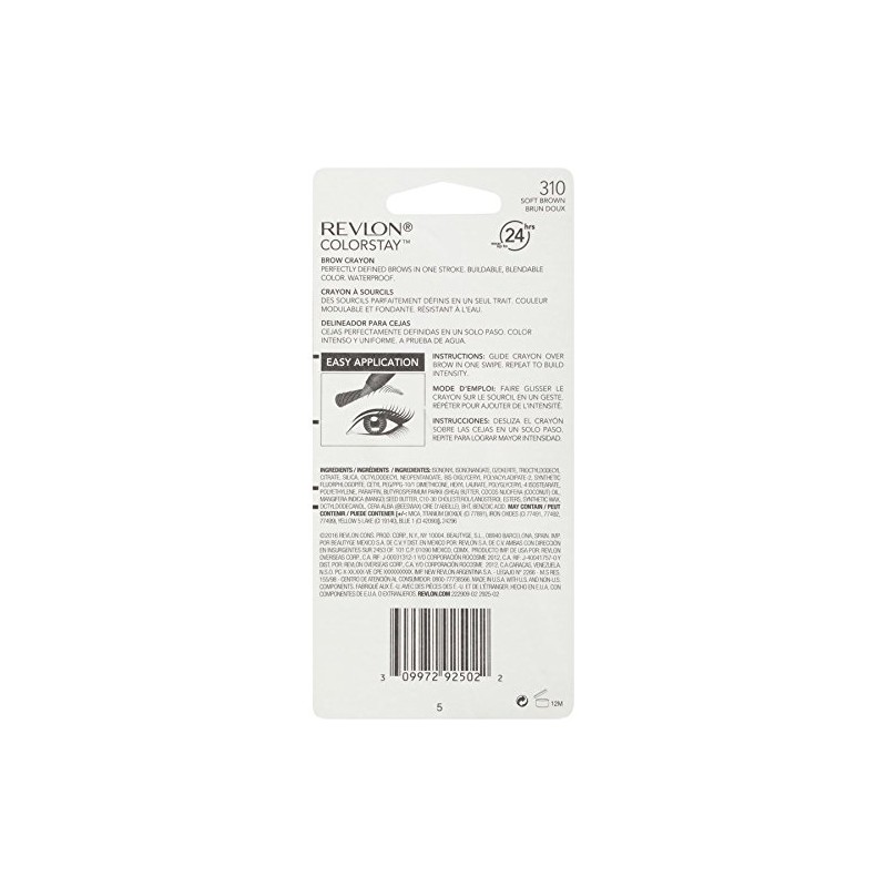 Revlon ColorStay Brow Crayon, Soft Brown