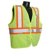 Radians SV22-2ZGM-L Polyester Mesh Economy Class 2 High Visibility Zipper