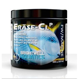 Brightwell Aquatics Erase CL P - Neutralizes Chlorine, Chloramines, Ammonia, Nitrite & Nitrate in Freshwater & Marine Aquariums, 4 Kg