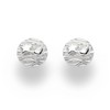 DUR O5077 Jewellery Stud Earrings Beach Waves Silver 925, Sterling