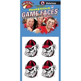 Georgia – Waterless Temporary Spirit Tattoos – 4-Piece – Mark