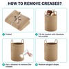 Jute Rope Laundry Hamper Basket by YOUDENOVA, 58L Tall Laundry