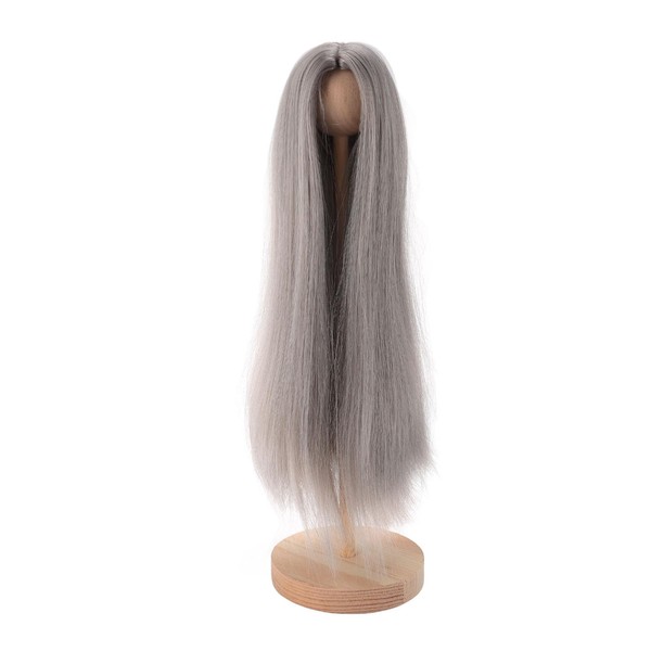 Long Straight Doll Wig, 1/4 Doll Middle Parting Design, Long