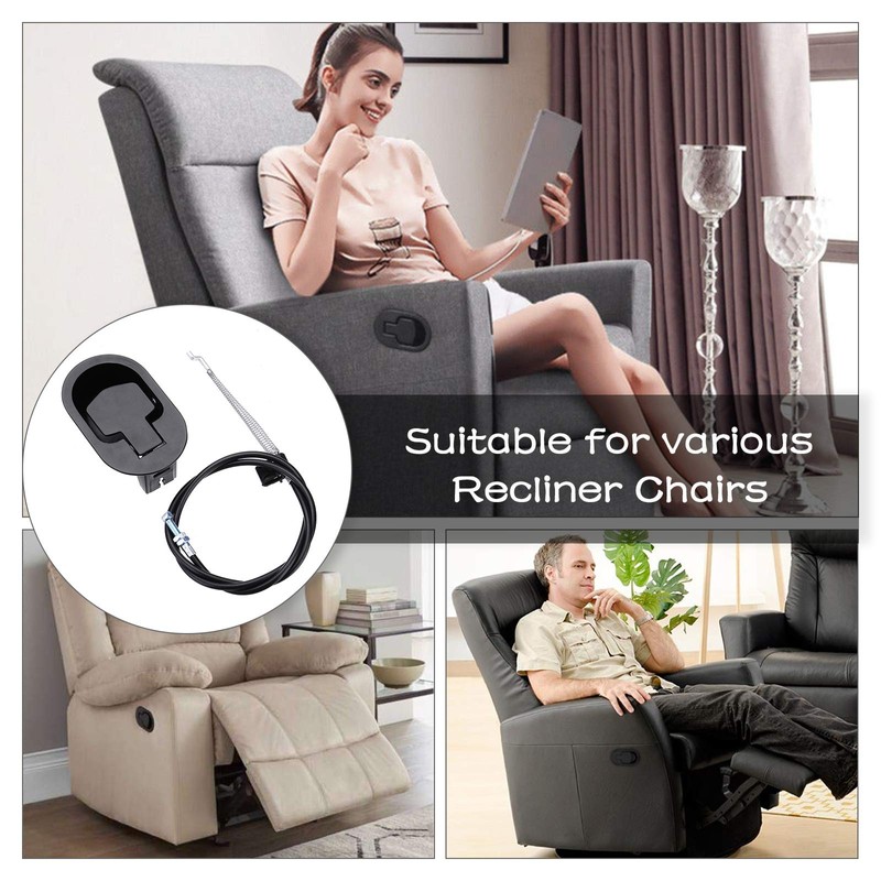 Baridwon Mango y Cable de Metal para sillón reclinable (2