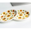 NOVIPEROW 7 Inch Disposable Plates, 50 Pcs Cute Paper Plates,
