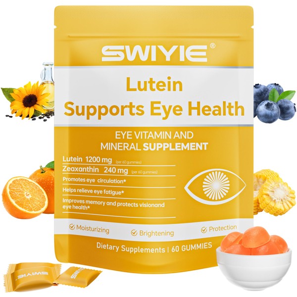 Swiyie Lutein Gummies – Eye Vitamin and Mineral Supplement with
