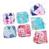 DOITOOL 4pcs Tampon Bag Portable Sanitary Napkin Pouches for Girls