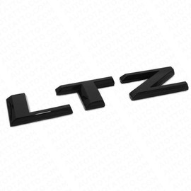 1Pcs Big Size Tailgate LTZ Letter Logo Emblem Badge Nameplates Decal Replacement for Chevy 2019-2021 Silverado 1500 Z71 4x4 (Gloss Black)
