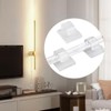 GOODATE Wall Sconces Set of Two with Remote, Stepless Colors