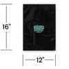 Smelly Proof Original No Smell Baggies Reusable BLACK Bag, 12"