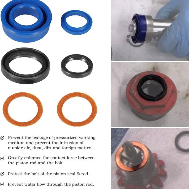 Unbranded AM200F Upgraded Hydraulic Floor Jack Seals Repair Kit For