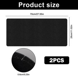 Pack of 2 Floor Protection Mat for Sports Equipment Fitness Equipment 28 x 70 cm, Floor Protection Mat Fitness 6 mm Thick, Treadmill Mat Protective Mats, Mats Gym Floor Mat Underlay Mat for Cross