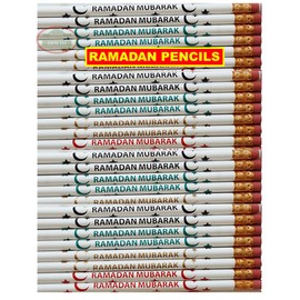 Ramadan Party Favors Pencils [24]Ramadan Customized Pencils Ramadan Gifts for Muslim Islamic Gifts (Pencils)