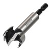Vearter 26mm Forstner Drill Bit, High Carbon Steel Multi-Tooth Woodworking