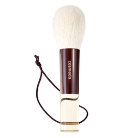Takumi no Cosmetic Brush Kumano Brush Facial Cleansing Brush (Kumano Makeup Brush, 100% Nagamine Normal Type), Soft (Bronze) E-24N-BR