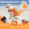 Doglay Dog Life Jacket with Shark Fin, Superior Buoyancy Dog