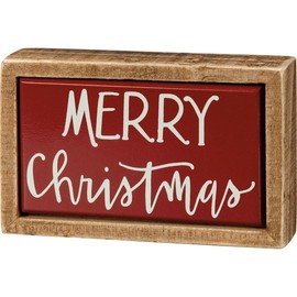 Primitives by Kathy Merry Christmas Home Décor Sign
