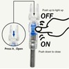 3PCS Archery Lighted Nocks Plastic Automatic with Switch 6.2mm Inner