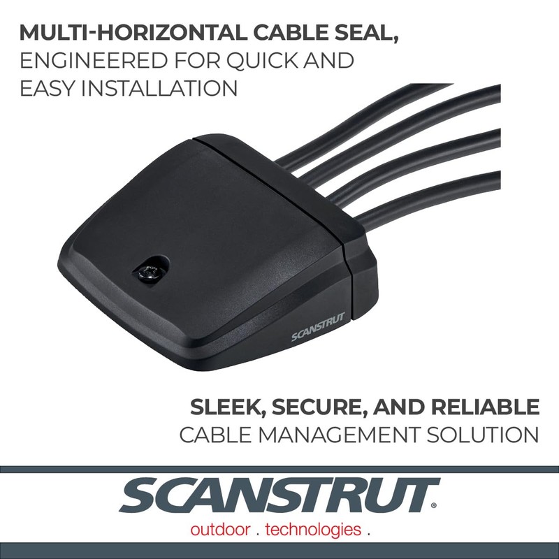 Scanstrut DS-H-Multi-BLK Horizontal Multi Cable Seal – Black