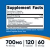 Nutricost Resveratrol 700mg; 120 Vegetable Capsules - 50% Trans-Resveratrol (3
