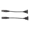 2pcs XLR3 to RJ45 Cable 3pin Plug and Play Female