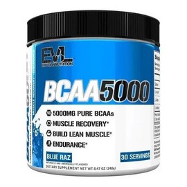 BCAA 5000 30 Servicios Sabor Mora Azul 255g Suplemento Polvo