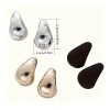 Set De 6 Aretes Pendientes Chunky Gota Europeos Combinados Multicolor