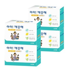 Lion Eye Clean Soap 100g 4 packs Rose of Sharon Charcoal Soap 90g 4 packs / 라이온 아이깨끗해 비누 100g 4입 무궁화 참숯 때비누 90g 4입