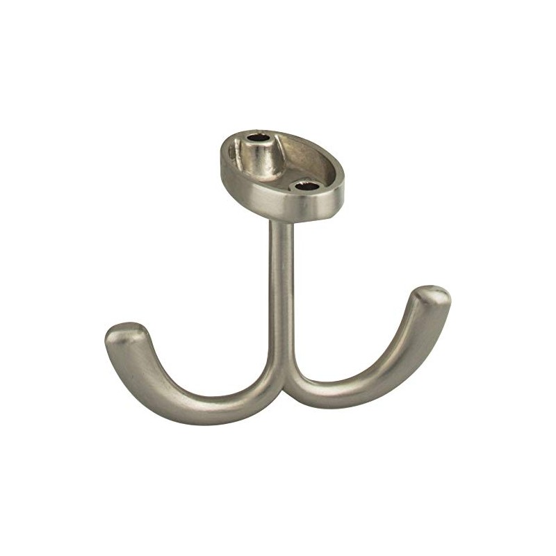Elements YD20-156SN Kingsport 1-9/16" Traditional Ceiling Mounted Double Prong Robe