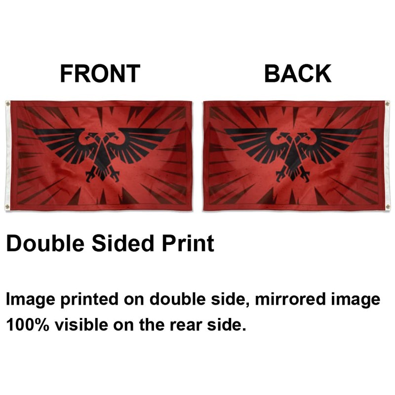 Yanbooch Imperium of Man flag banner Dorm frat Man cave