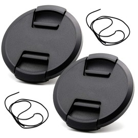 Fire Rock Snap-On 77mm Lens Cap for 24-105 mm Lens for Canon EOS R6 R6M2, for NIKKOR 24-120mm Lens for Nikon Z8, for FE 24-105mm Lens for Sony a7IV-2 Packs