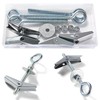 Lyeteung 4 Sets M6 Wing Spring Hook, Spring Toggle Wing