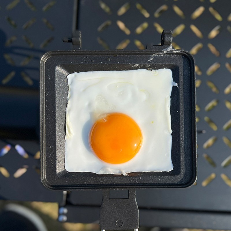 Camping Foldable Sandwich Maker Nonstick Coating Double Sided Sandwich Baking