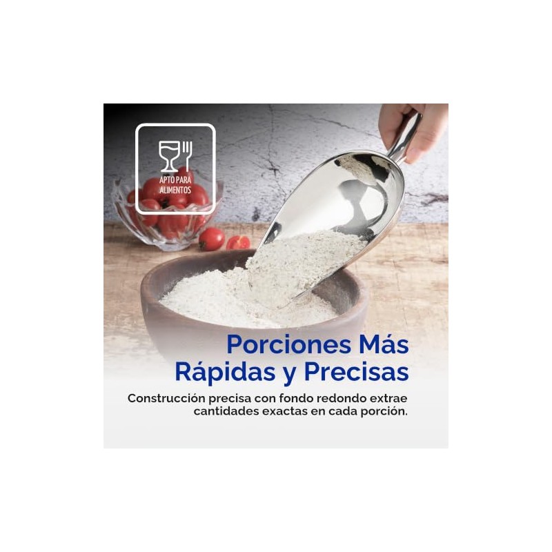 New Star Foodservice 1028508 Cuchara de Utilidad de Acero Inoxidable