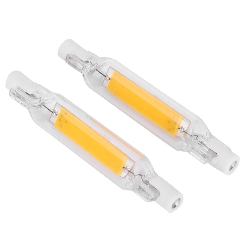 2Pcs R7S COB Bulb 5W 78mm Highlight Double Ended Flood