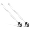 2 Pcs Stainless Steel Measuring Spoons, Teaspoon Measuring Spoons, 1