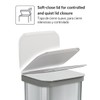 Glad Stainless Steel Step Trash Can, Series 2 with Clorox